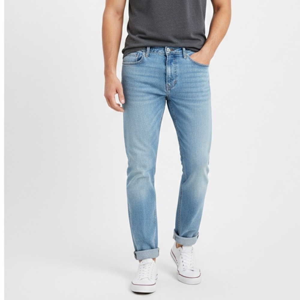 NEW Levi's Straight leg Men's Jeans size 38x32 Light Blue